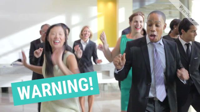 Dancing Warning Video Template