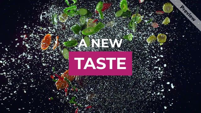 A New Taste  Video Template