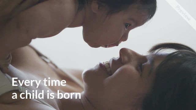 A Mother Is Born Video Template