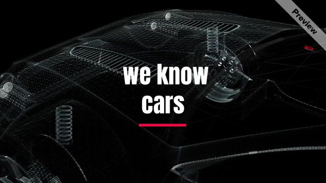 We Know Cars Video Template