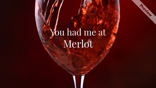 Wine Glass Video Template