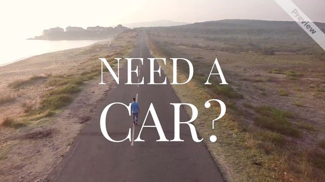 NEED A CAR? Video Template