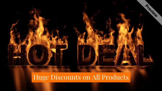 A HOT DEAL Video Template