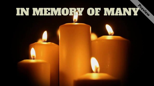 In Honor of All Video Template