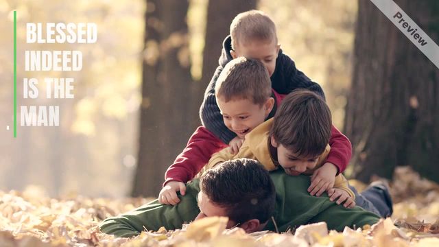 BLESSED Video Template