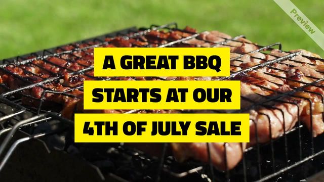 4th BBQ Video Template