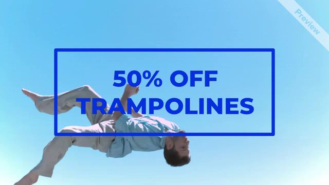 backyard sale Video Template