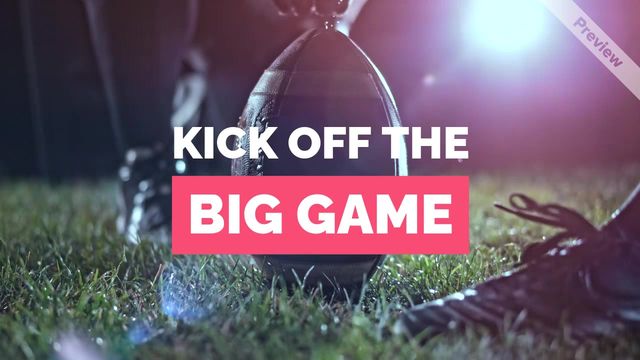 Kick Off Video Template