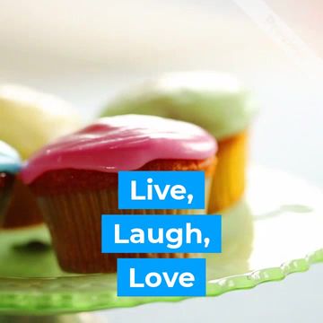 eat cupcakes Video Template