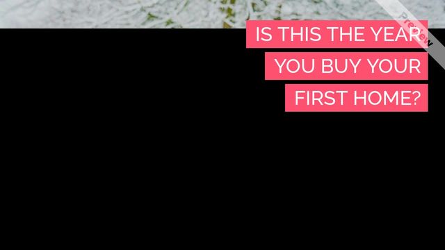 First Home Video Template