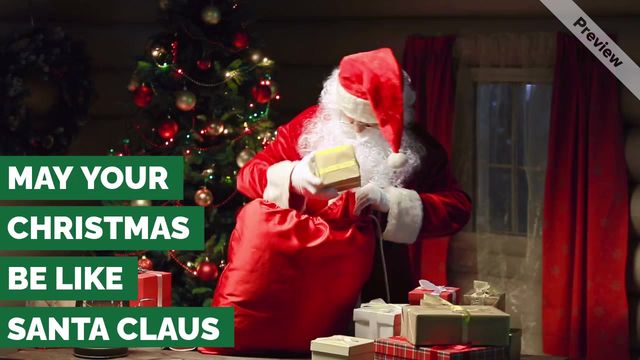 HAPPY SANTA Video Template