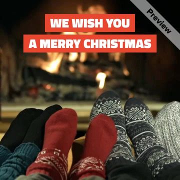 COZY FIREPLACE Video Template