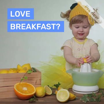 Breakfast Ad Video Template Video Template