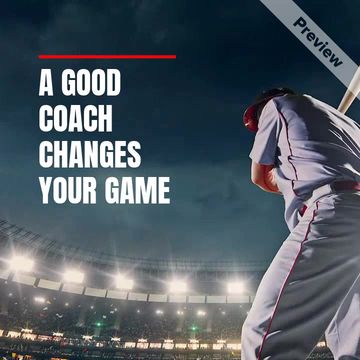 a good coach Video Template