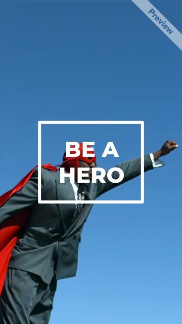 be a hero #2 Video Template