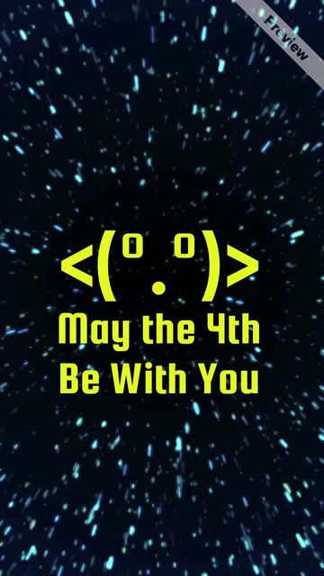 Start Wars Force Video Template