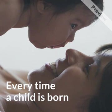 A Mother Is Born Video Template
