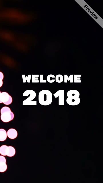 Welcome 2018 - VER Video Template
