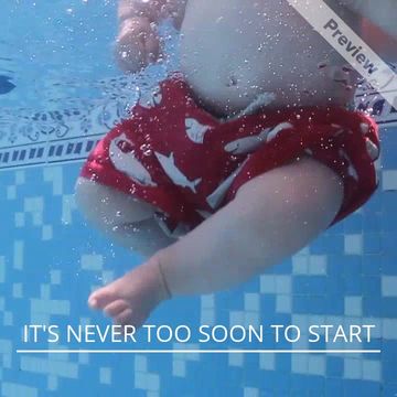 Toddler Swimming Video Template