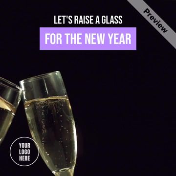 RAISE A TOAST Video Template