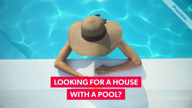 House with pool Video Template