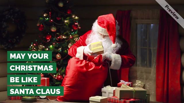 HAPPY SANTA  Video Template