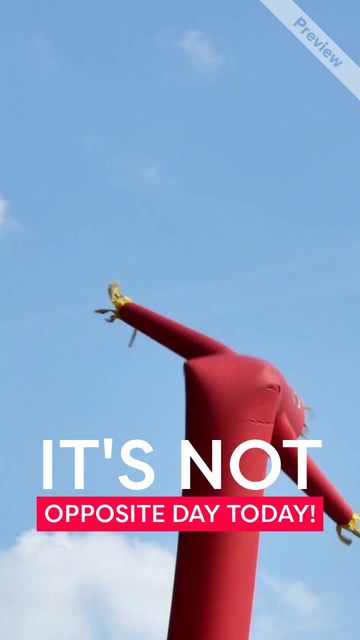 Opposite Day Video Template
