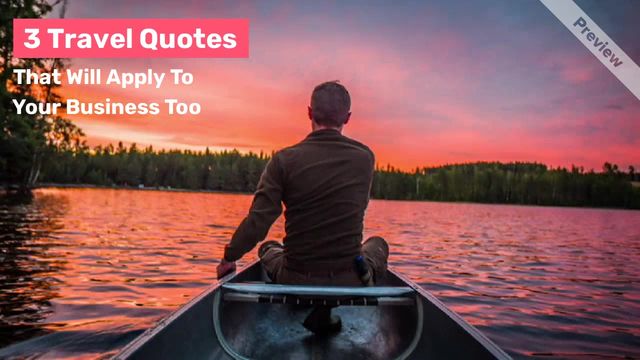 Travel Quotes Video Template