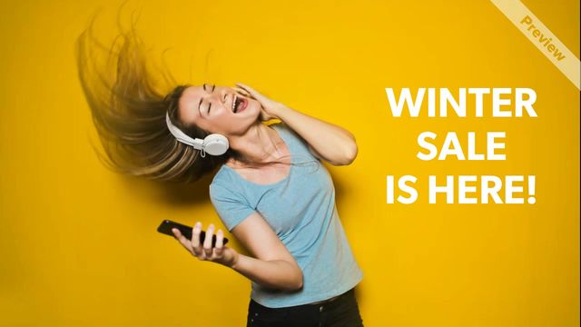 Winter Sale 1 Video Template