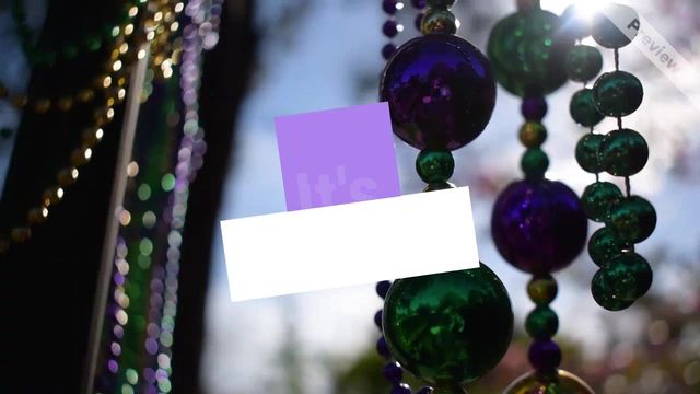 It's Mardi Gras Video Template