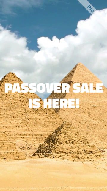 Passover Gifts Sale Video Template