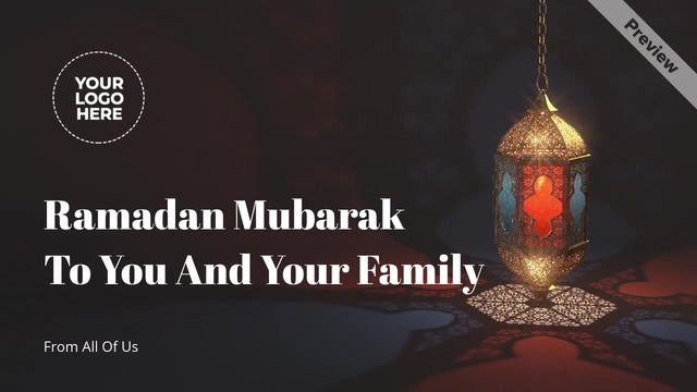 Ramadan Mubarak Video Template