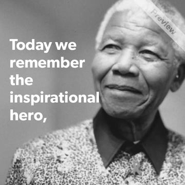 It's Mandela Day Video Template