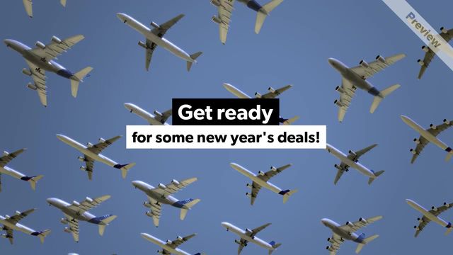New year's deals Video Template