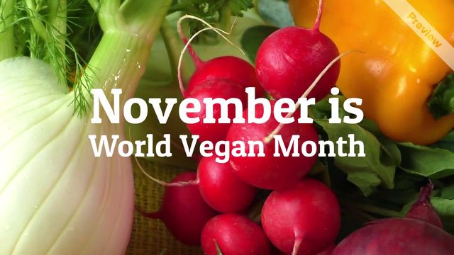 World Vegan Month Video Template