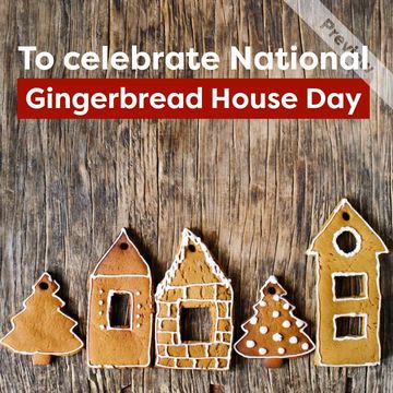 National Gingerbread House Day 