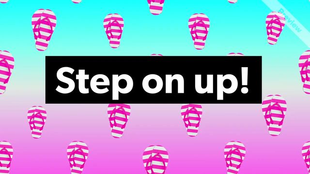 Step on up Video Template