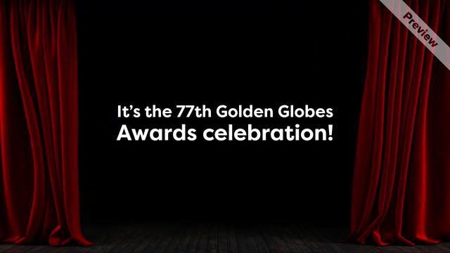 Golden Globes Video Template