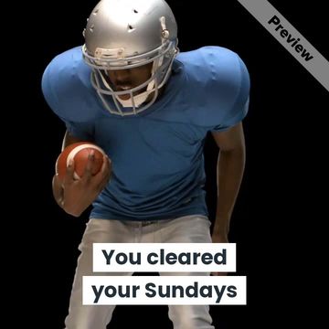 🏈 Happy Game Day Video Template