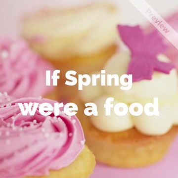 Spring Cupcake Video Template