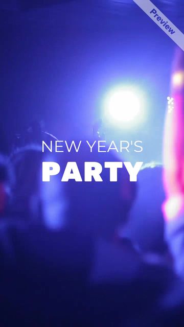 NYE Party Video Template