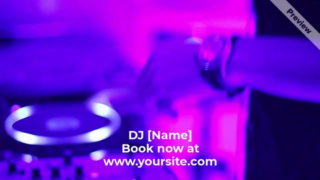 DJ Promo Video Template