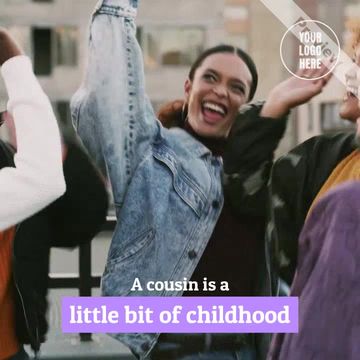 Cousin's Day Video Template