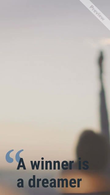 A winner Video Template