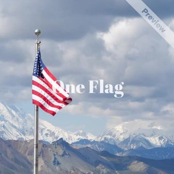 One flag Video Template