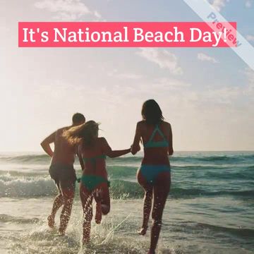 Beach Day Video Template