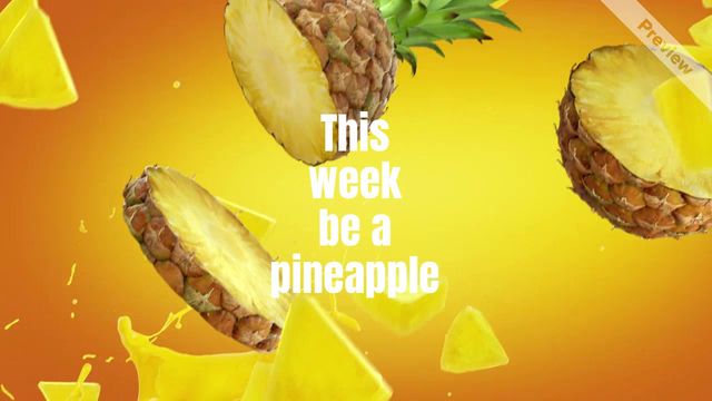 Pineapple  Video Template