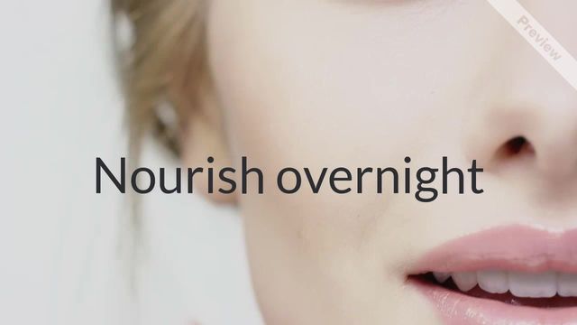 Nourish Overnight Video Template