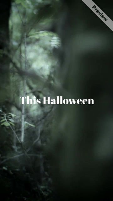 Halloween Sale Video Template