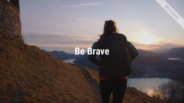 Be Brave Video Template